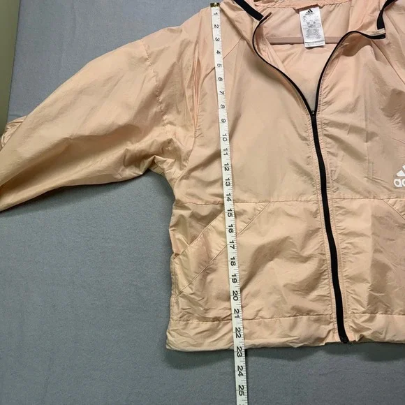 Adidas‎ x Zoe Saldana Women's Lightweight Hooded Windbreaker Jacket Size S - Picture 6 of 9